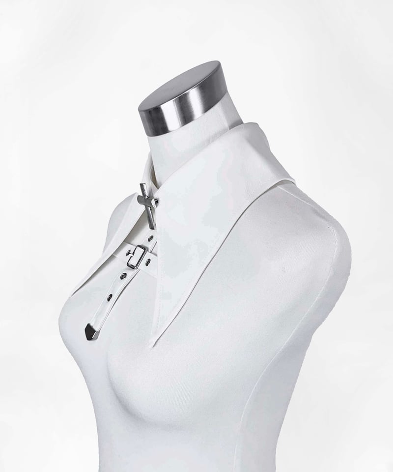 再販《デビルボンテージ付け襟》WHITE | HIDOLATRAL THEODOL