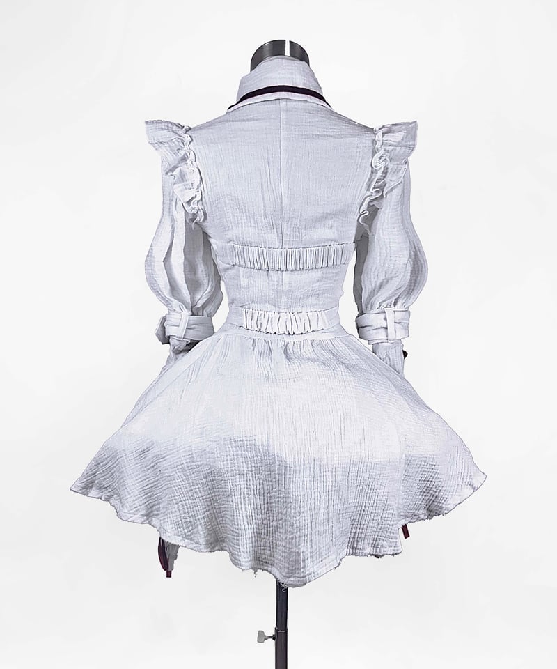 退廃ガーゼナースセットアップ》WHITE | HIDOLATRAL THEODOL