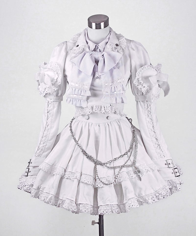 2段フリルコルセットスカート》WHITE | HIDOLATRAL THEODOL 2段フリルコルセットスカート》WHITE | HIDOLATRAL THEODOL