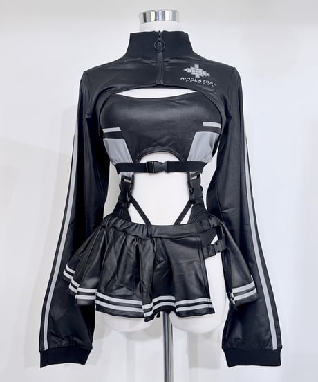 《サイバージャージスイムウェア/レオタード 》BLACK