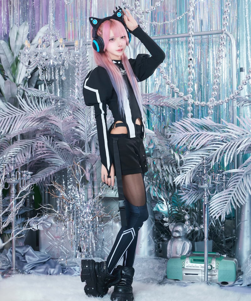 アンドロイドパフスリカットソー》BLACK | HIDOLATRAL THEODOL