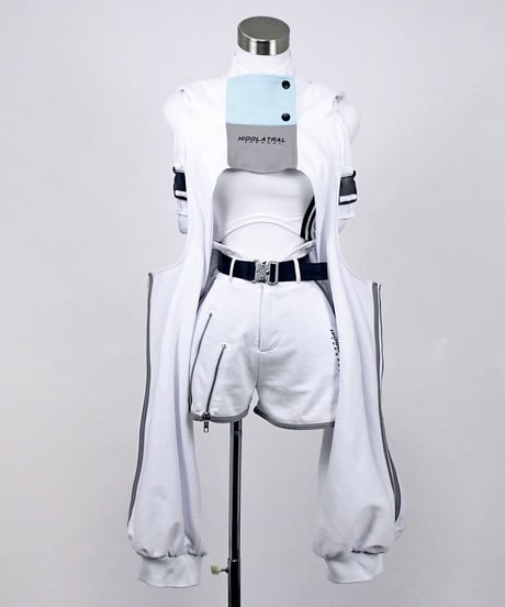 《スポーツショートパーカー》WHITE