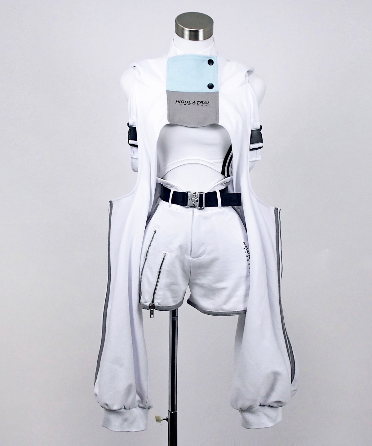 スポーツショートパーカー》WHITE | HIDOLATRAL THEODOL