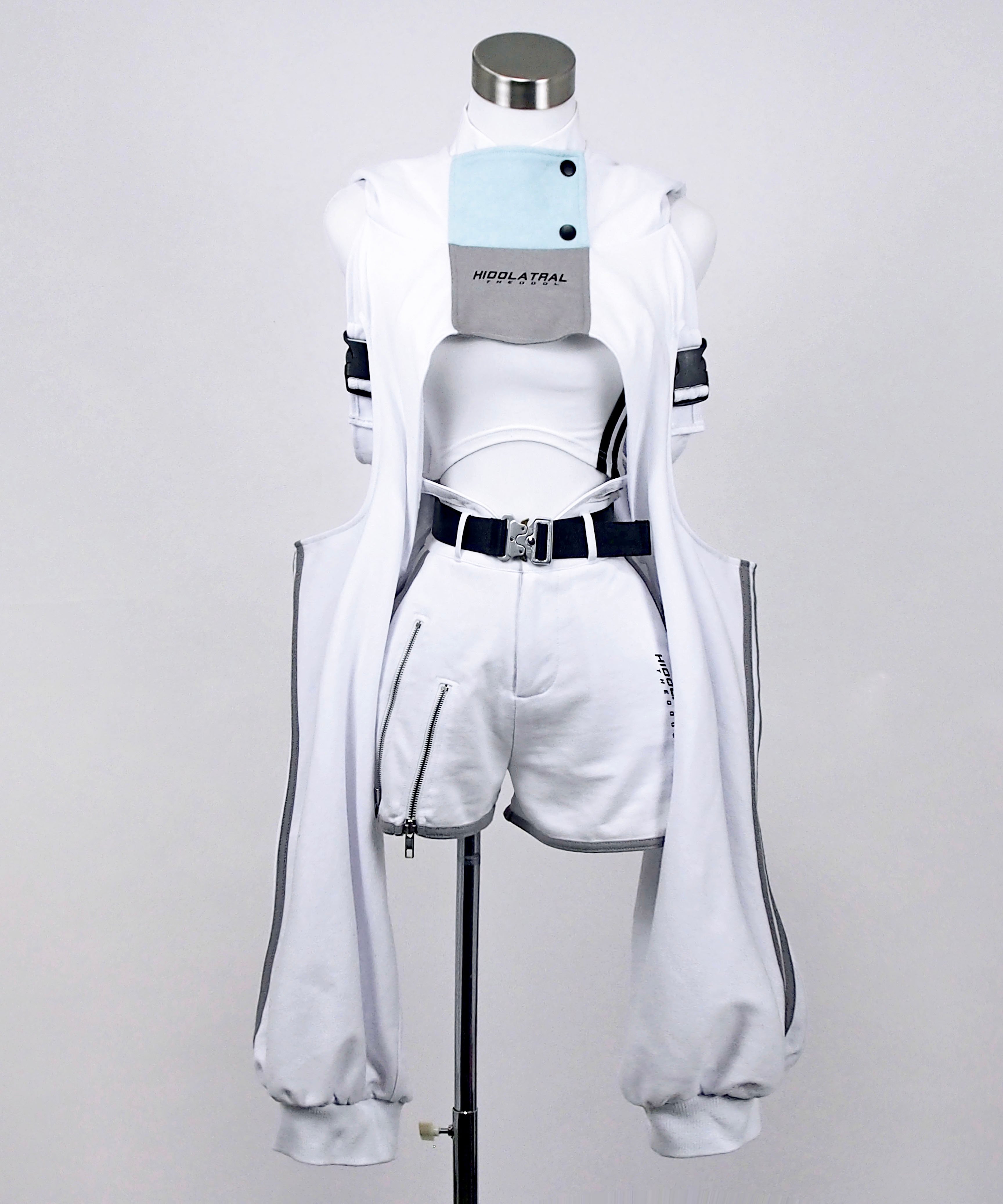 【完売】HIDOLATRAL THEODOLスポーツショートパーカーセットアップ スポーツショートパーカー》WHITE | HIDOLATRAL THEODOL