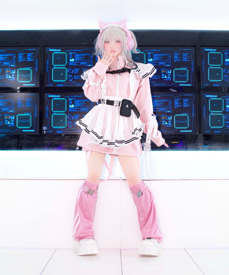 《サイバーメイドエプロン》WHITE×BLACK