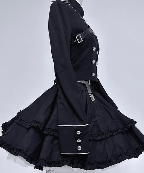 《拘束十字架軍服ジャケット》BLACK
