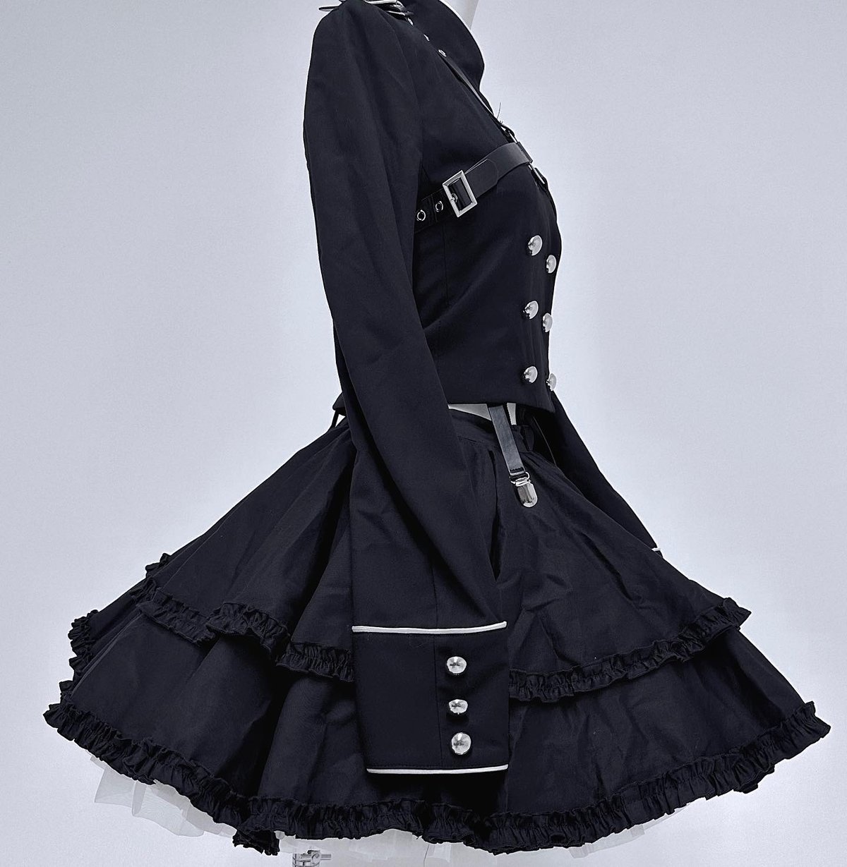 拘束十字架軍服ジャケット》BLACK | HIDOLATRAL THEODOL