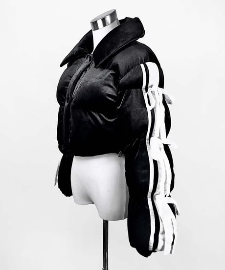 《リボンダウンセットアップ》トップス BLACK