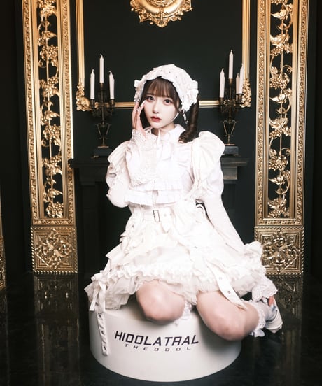 《ローズレースクリノリンスカート》WHITE