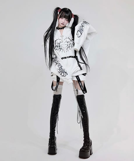 《メタルエンジェルショートパンツ》WHITE