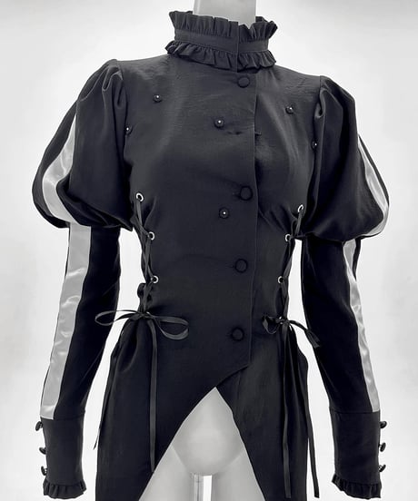 《メタルドールブラウス》BLACK