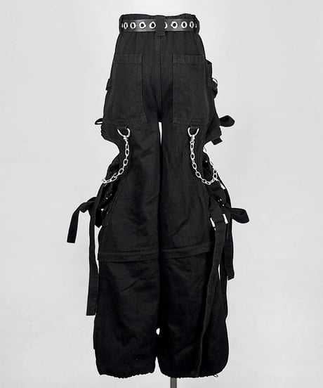 《ボンテージデニムパンツ》BLACK