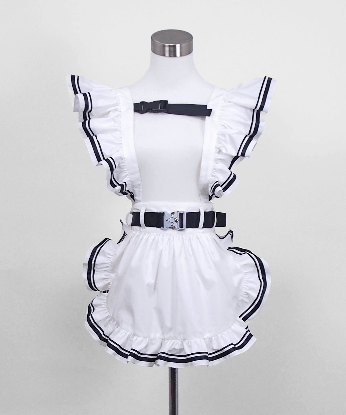 トリココムデギャルソン フリルエプロン風オーバーベルト トリココムデギャルソンtricot COMME des GARCONS ギャザーフリル