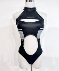 《サイバージャージスイムウェア/レオタード 》BLACK