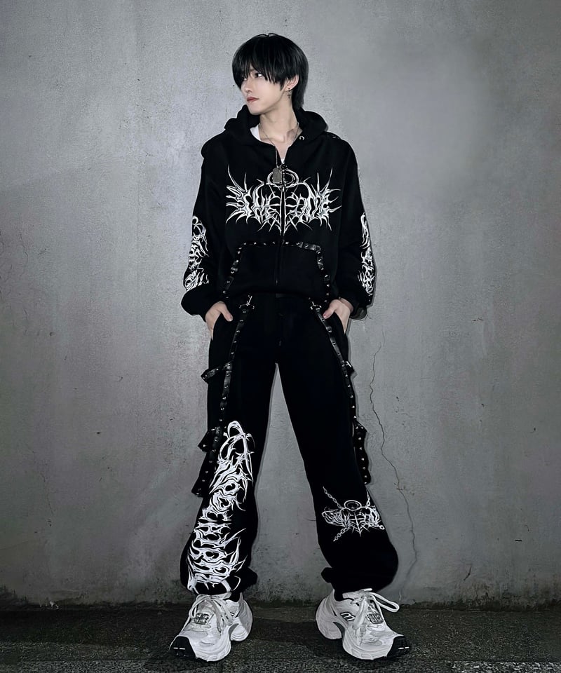 メタルエンジェルロングパンツ》BLACK | HIDOLATRAL THEODOL メタルエンジェルロングパンツ》BLACK | HIDOLATRAL THEODOL