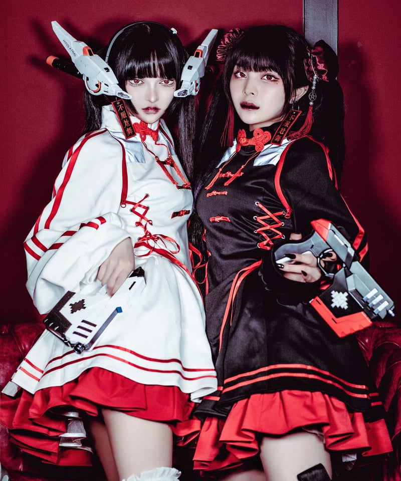China-Jerseylolita Setup》スカート（White） | HIDOLAT