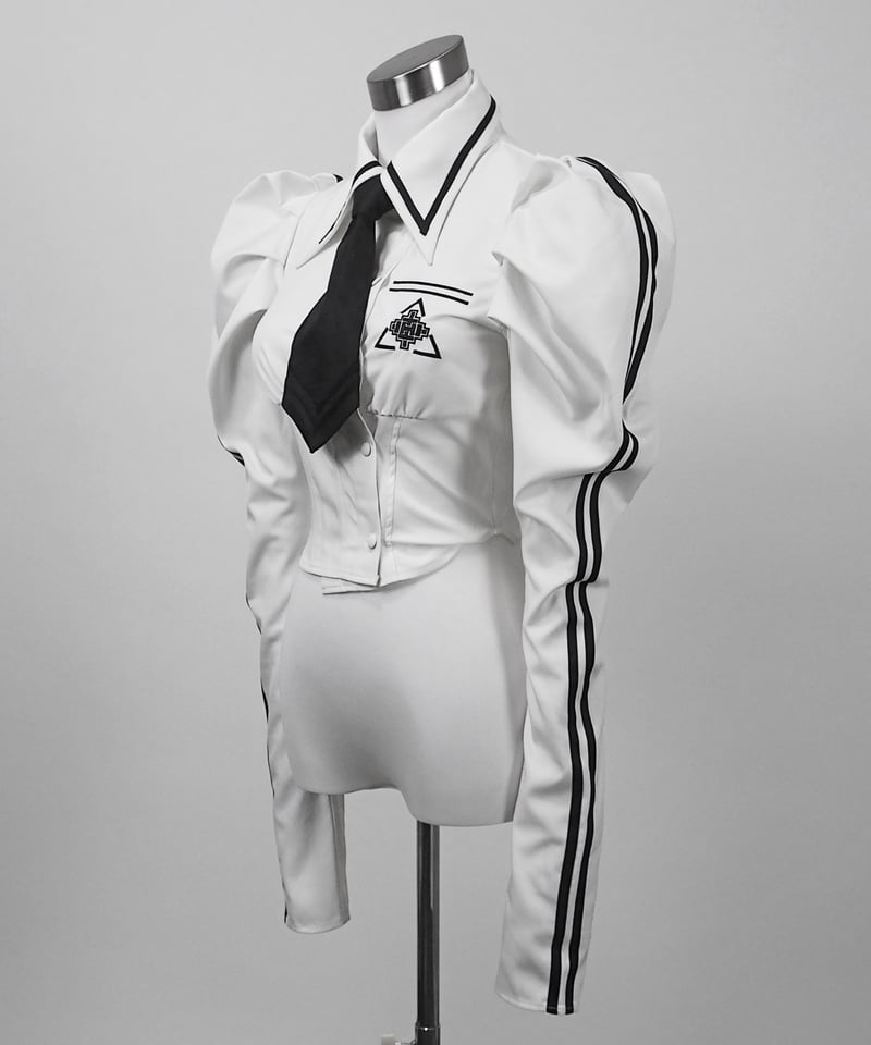 イドラタールテオドール様スパイ学園トップスになります スパイ学園ブラウス》BLACK | HIDOLATRAL THEODOL