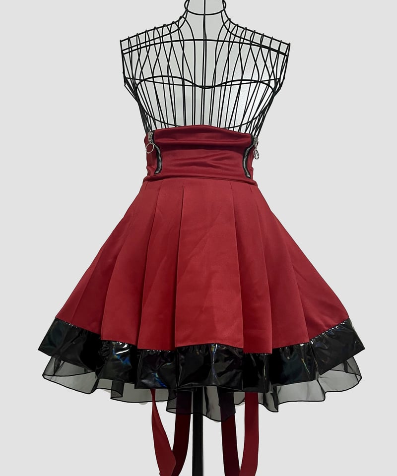 CyberJersey-Setup（Skirt）RED | HIDOLATRAL THEODOL