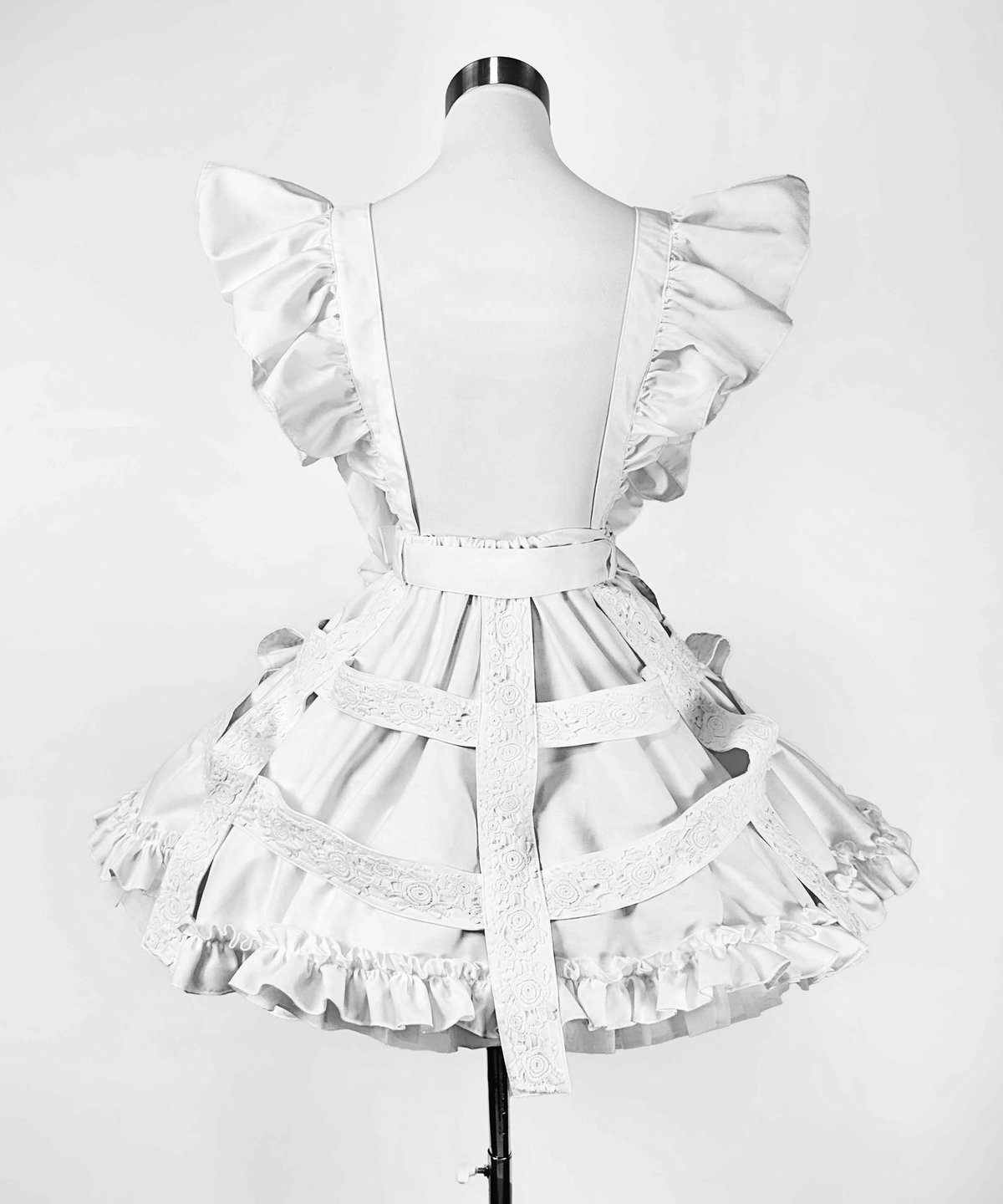 HIDOLATRAL THEODOL ローズレースクリノリンスカート BLD ローズレースクリノリンスカート》BLACK | HIDOLATRAL THEODOL