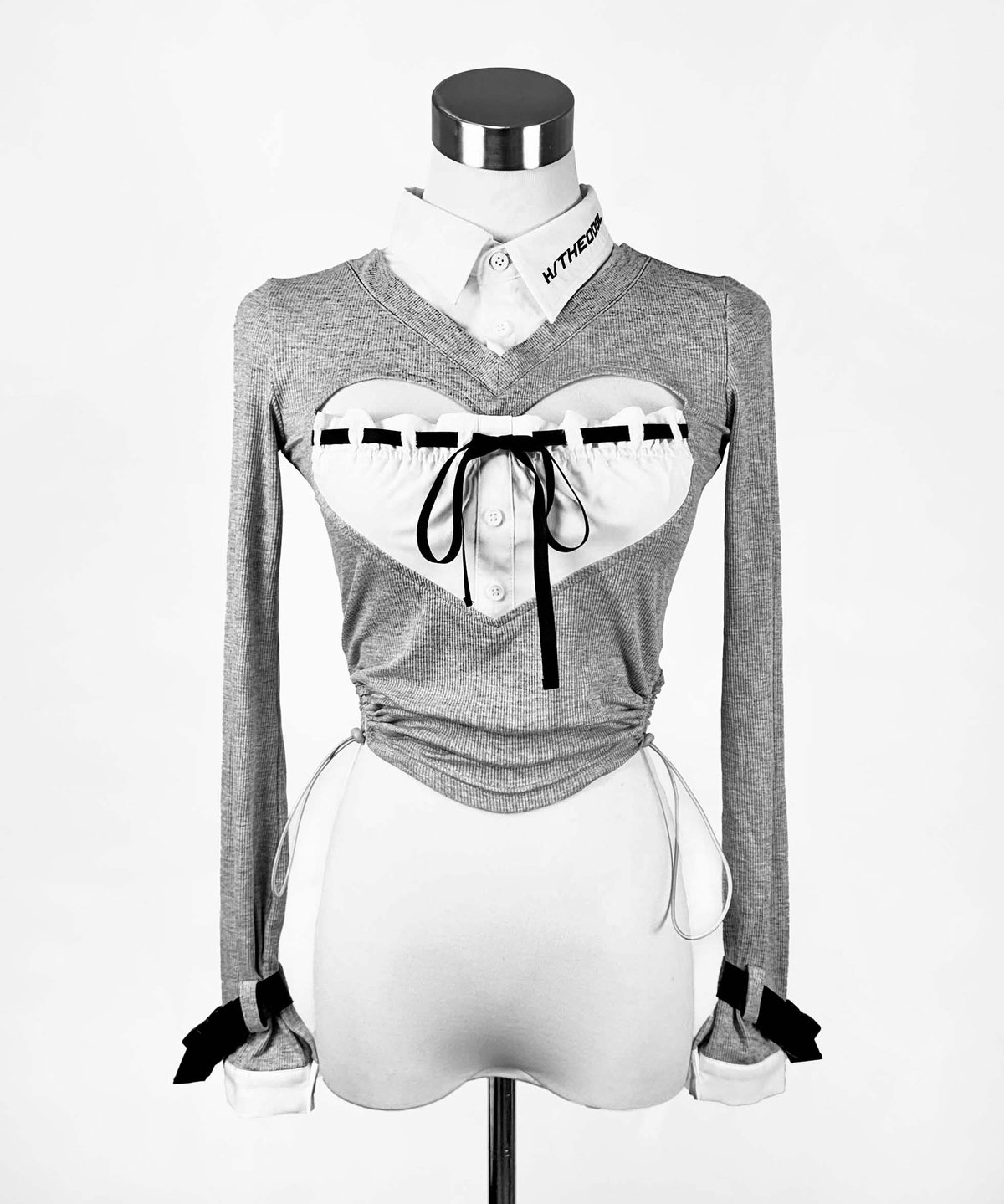 ハート胸空きニット》GRAY | HIDOLATRAL THEODOL