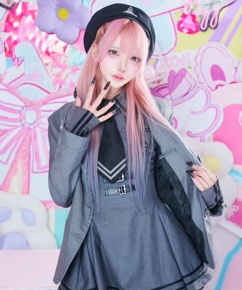 テオドール学園スカート》GRAY❤︎受注販売❤︎ | HIDOLATRAL THEODOL