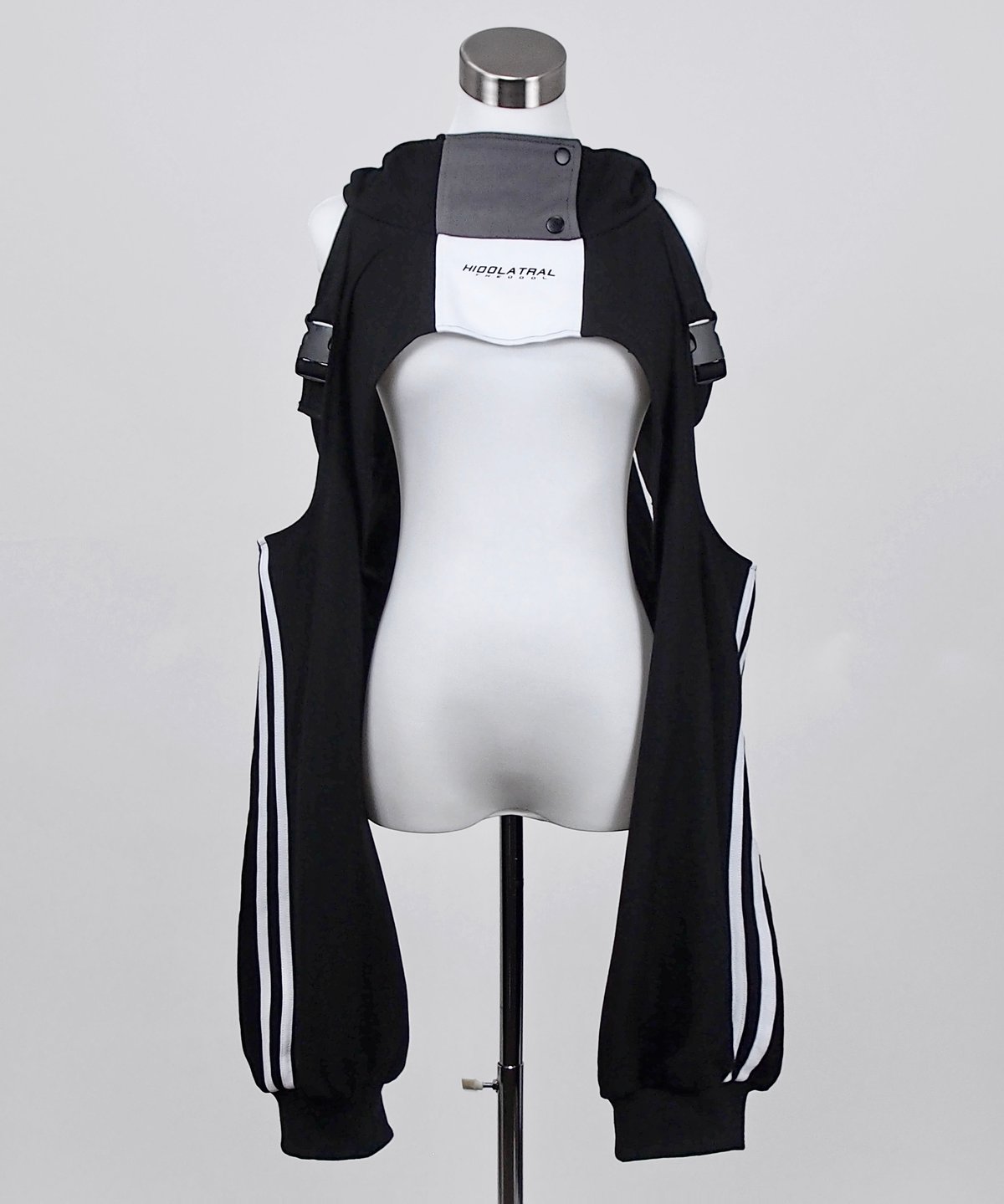 スポーツショートパーカー》BLACK | HIDOLATRAL THEODOL スポーツショートパーカー》BLACK | HIDOLATRAL THEODOL