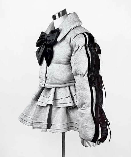 《リボンダウンセットアップ》ボトムス GRAY