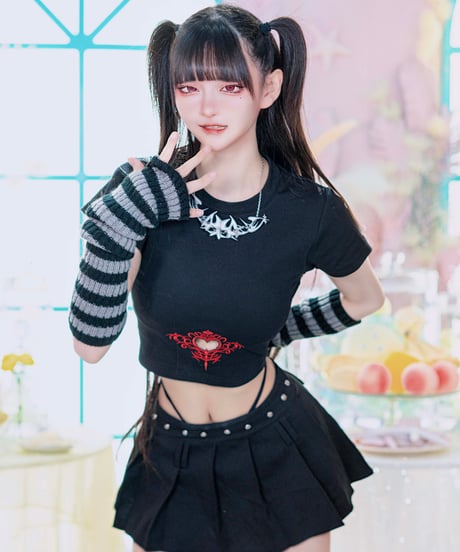 《サキュバスチビT》BLACK
