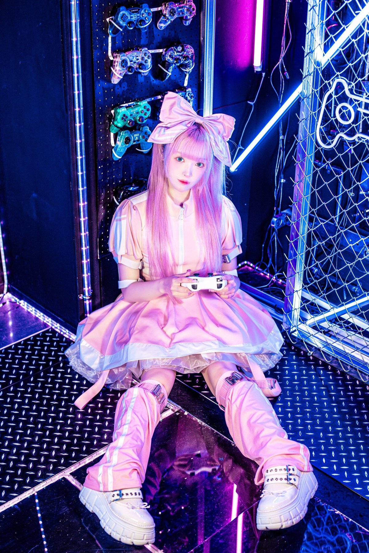 【新品未開封】ジャージバックルレッグウォーマー/イドラタール テオドール ジャージバックルレッグウォーマー(PINK) | HIDOLATRAL THEODOL