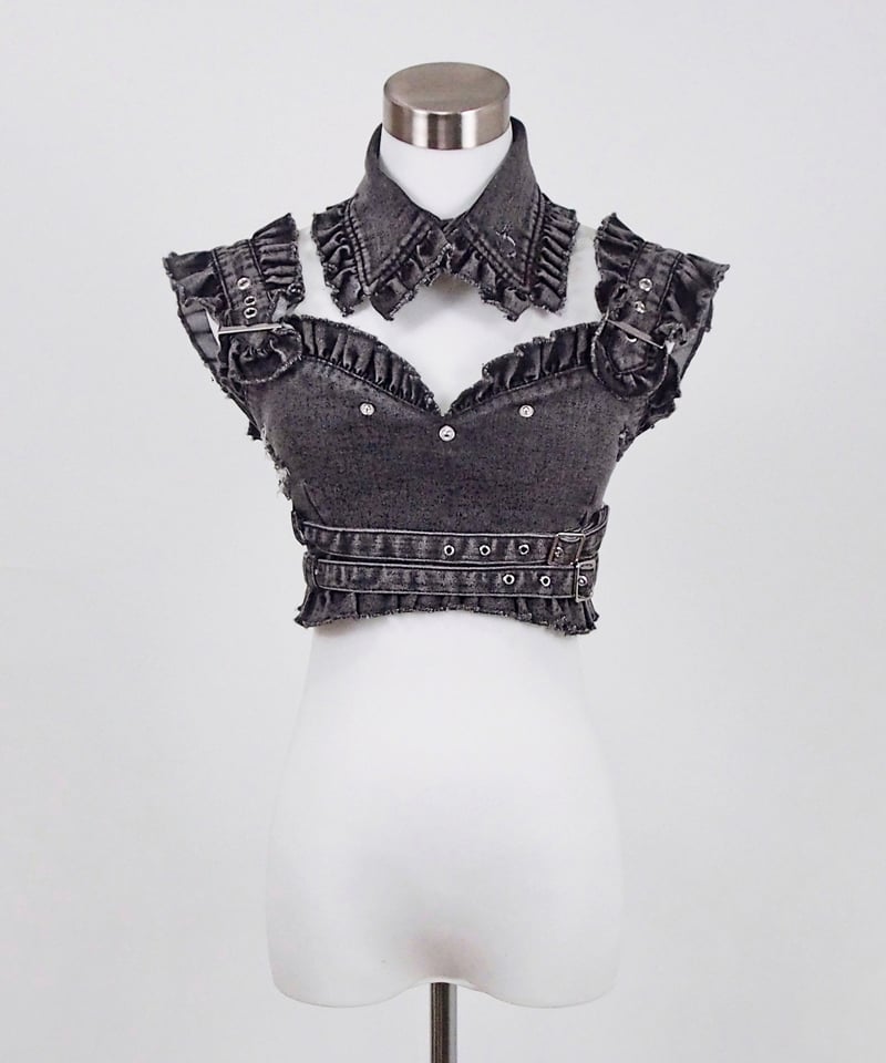 KISHIDAMIKI グレー ビスチェ KISHIDAMIKI グレー ビスチェ 2025年最新】KISHIDAMIKI ビスチェ