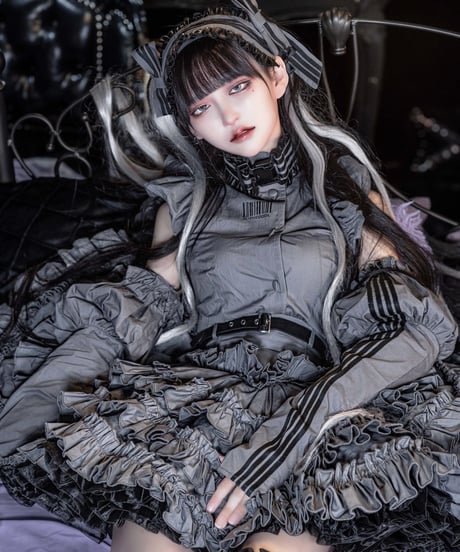 《ジャージロリィタドレスセット》GRAY