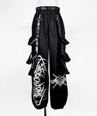 《メタルエンジェルロングパンツ》BLACK