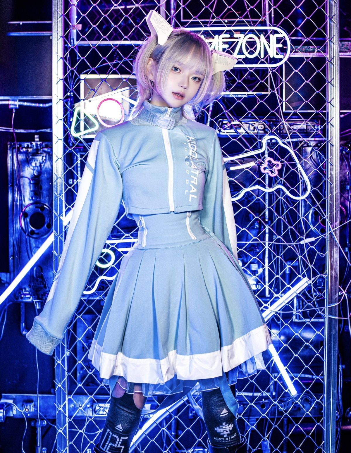 トップス hidolatral-theodol  CyberJersey-Setup CyberJersey-Setup（Tops）WHITE | HIDOLATRAL THEODOL