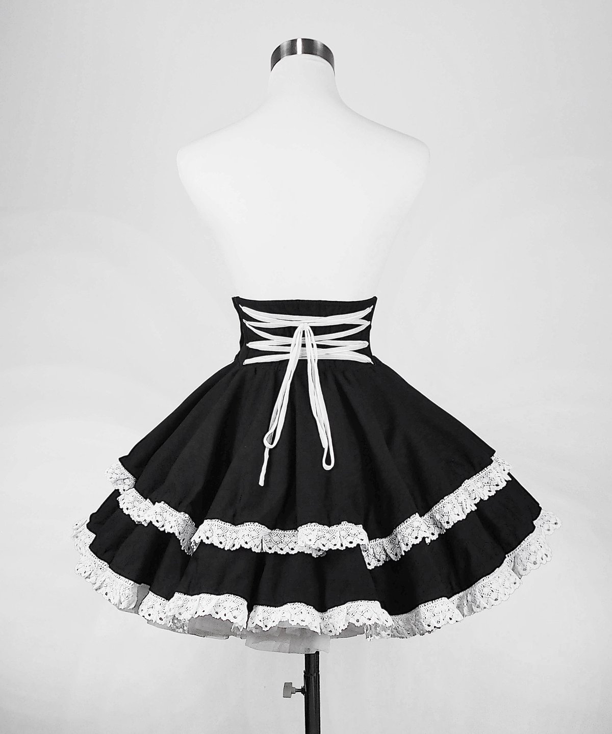 ゴスロリ　コルセットフリルスカート ゴスロリ コルセットフリルスカート ✨🌹再入荷🌹✨ 【ATELIER