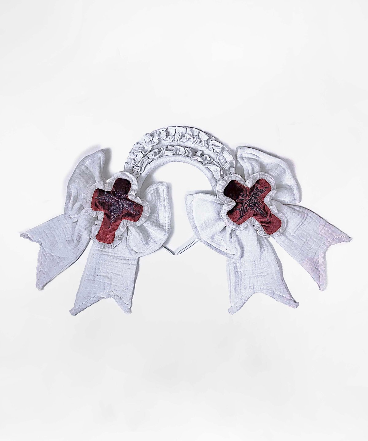 HIDOLATRAL THEODOL 退廃ナースヘッドドレス 白 WHITE 退廃ナースヘッドドレス》WHITE | HIDOLATRAL THEODOL