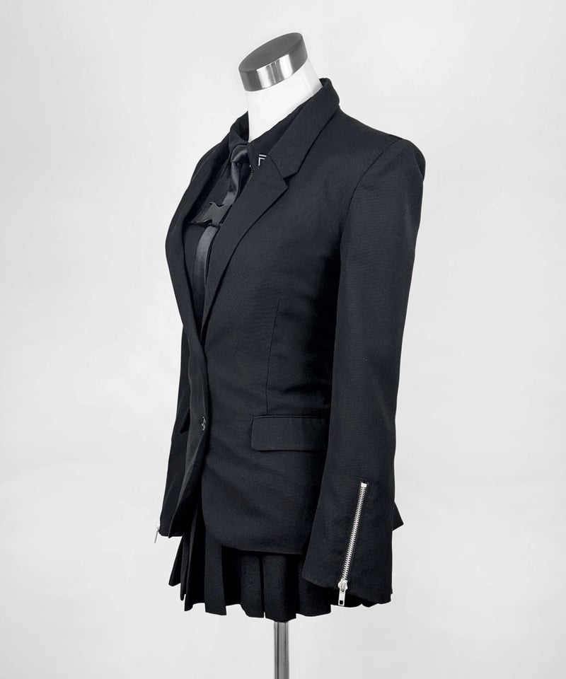 新品　Mサイズ　イドラタールテオドール　スパイ学園ブラウス　Black　地雷系 スパイ学園ブラウス》BLACK | HIDOLATRAL THEODOL