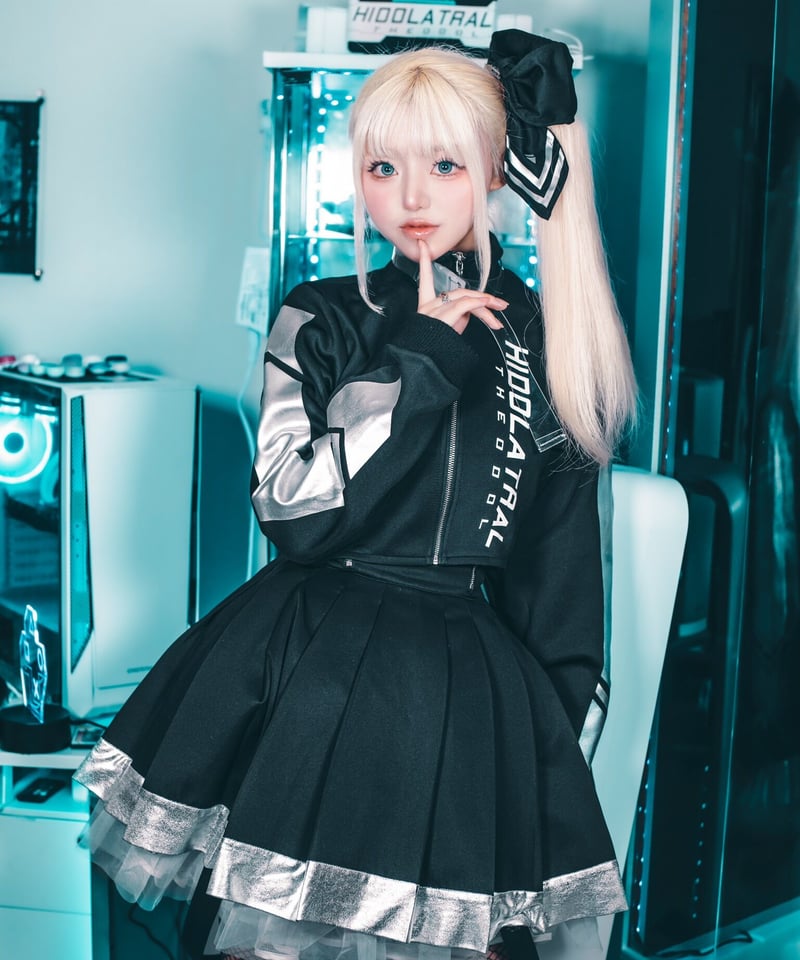 CyberJersey-Setup（Skirt）BLACK | HIDOLATRAL THEODOL