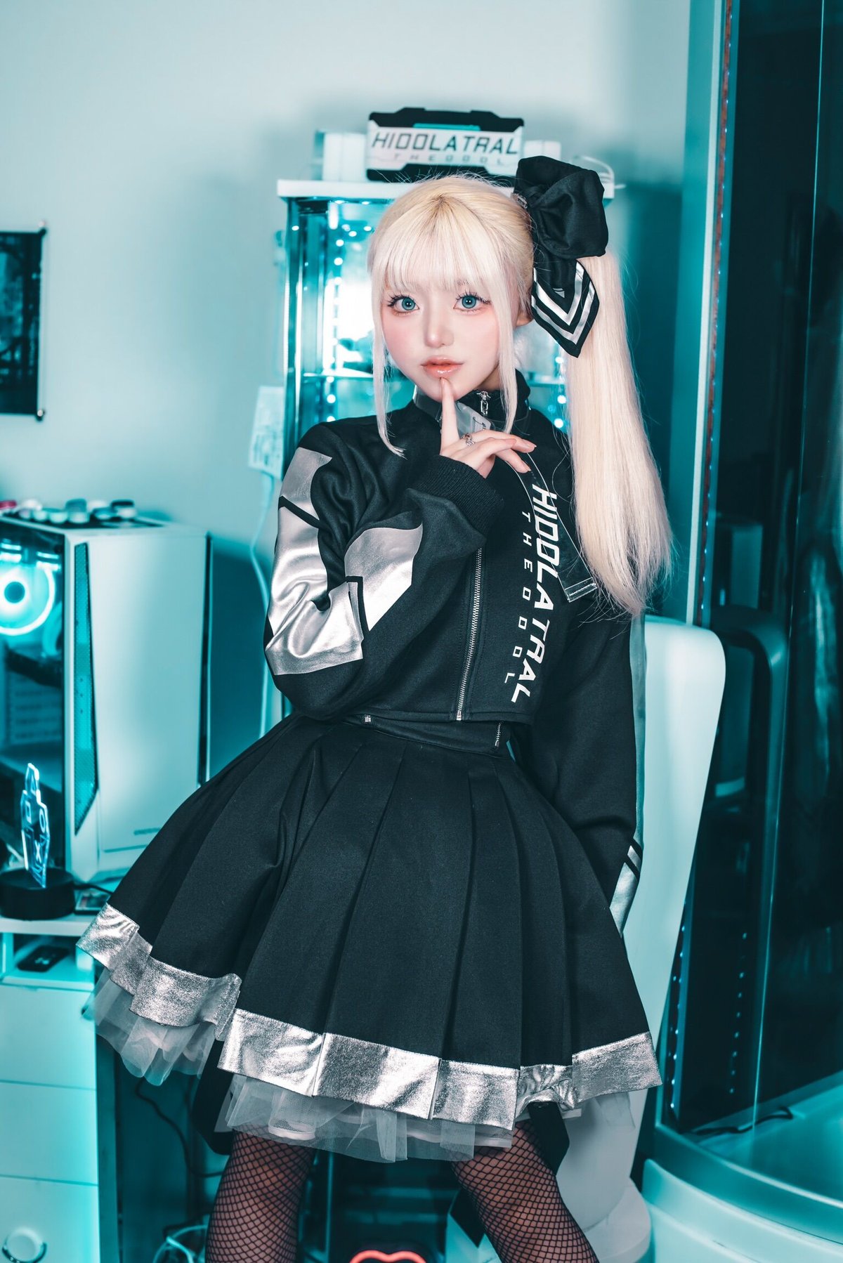 CyberJersey-Setup（Skirt）BLACK | HIDOLATRAL THEODOL