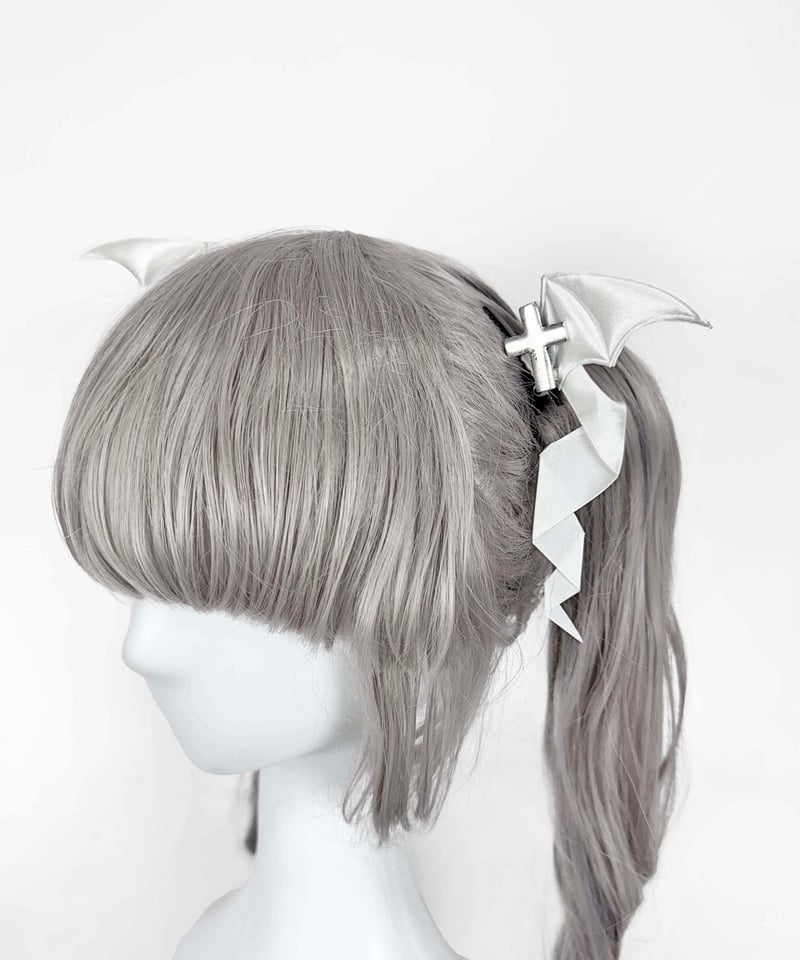 デビルリボンクリップ》WHITE❤︎再販❤︎ | HIDOLATRAL THEODOL
