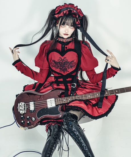《メタルドールブラウス》RED
