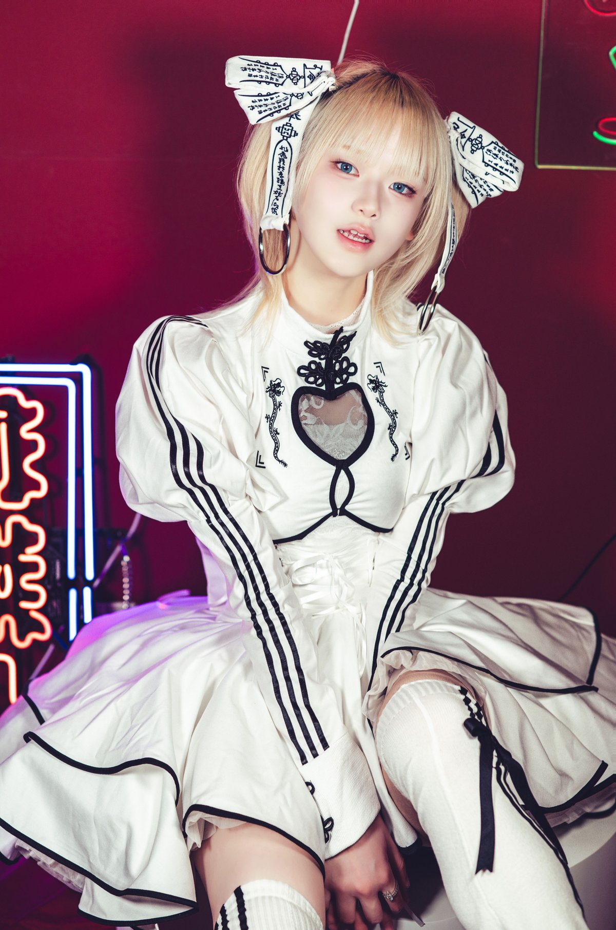 キョンシードールセットアップ》WHITE | HIDOLATRAL THEODOL