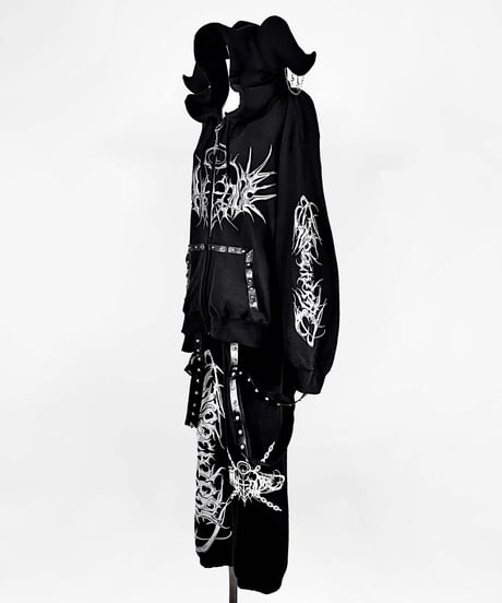 《メタルエンジェルロングパンツ》BLACK