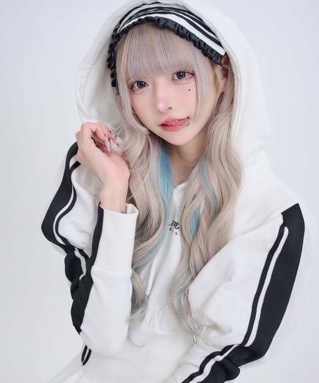 《ジャージロリィタパーカーOP》WHITE