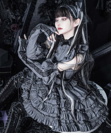 《ジャージロリィタドレスセット》GRAY