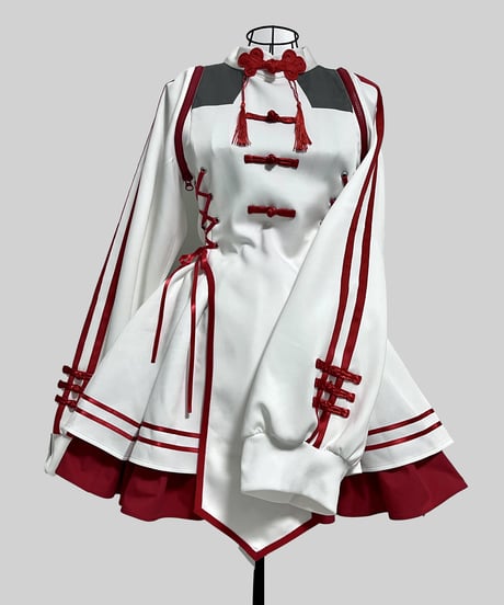 《China-Jerseylolita Setup》トップス（White）