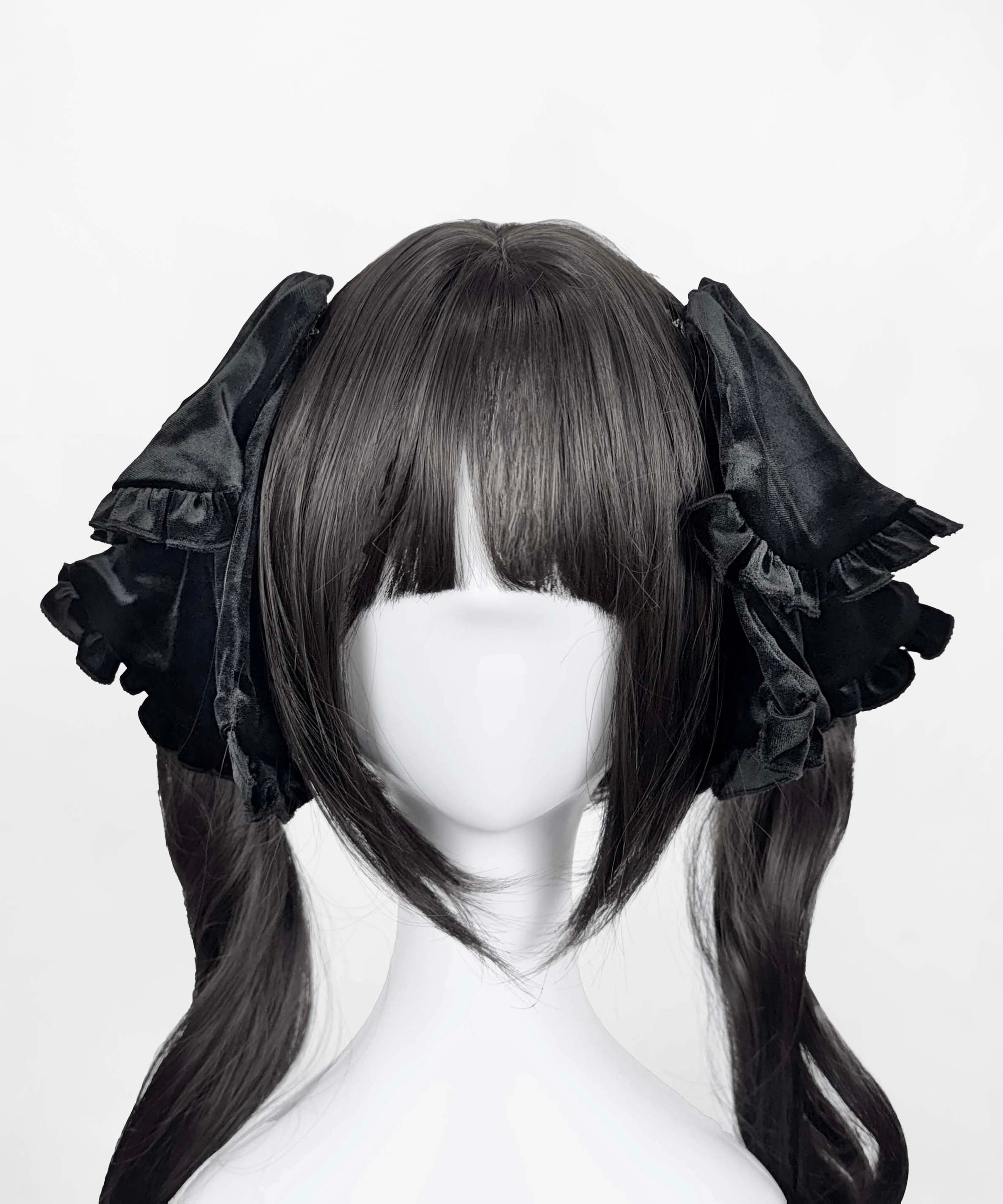 HIDOLATRAL THEODOL　うさみみフリルリボン Black うさみみフリルリボン》BLACK | HIDOLATRAL THEODOL