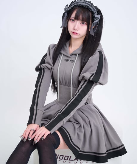 《ジャージロリィタパーカーOP》GRAY
