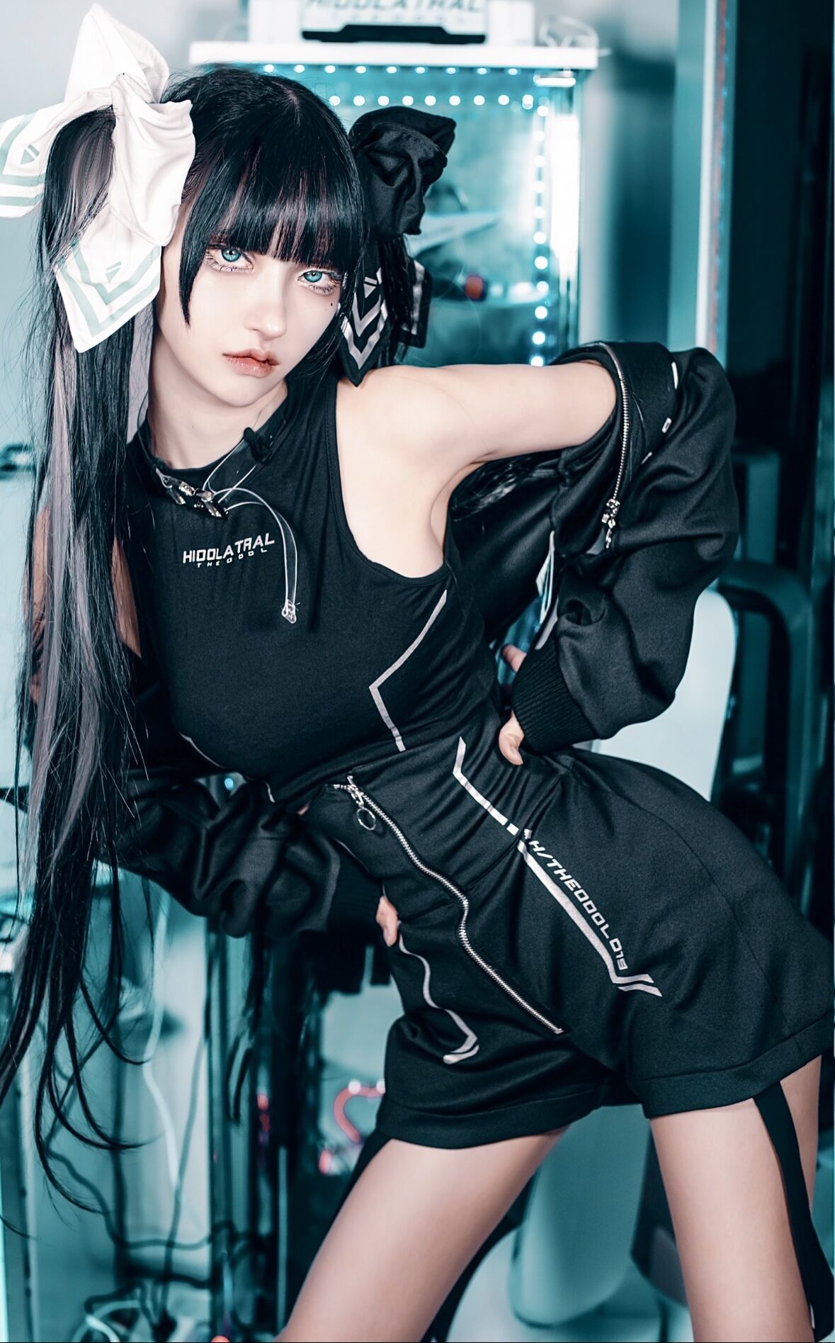 HIDOLATRAL THEODOL Cyber Jersey ショートパンツ CyberJersey-Setup(ShortPants）BLACK | HIDOLATRAL