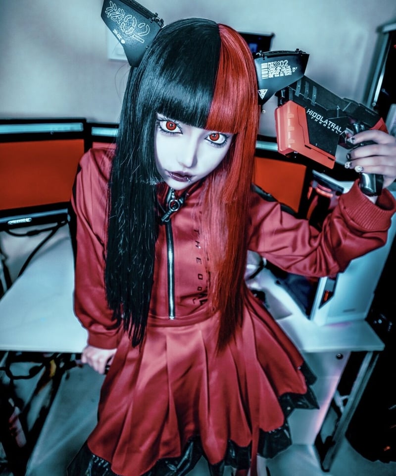 CyberJersey-Setup(Skirt)RED | HIDOLATRAL THEODOL