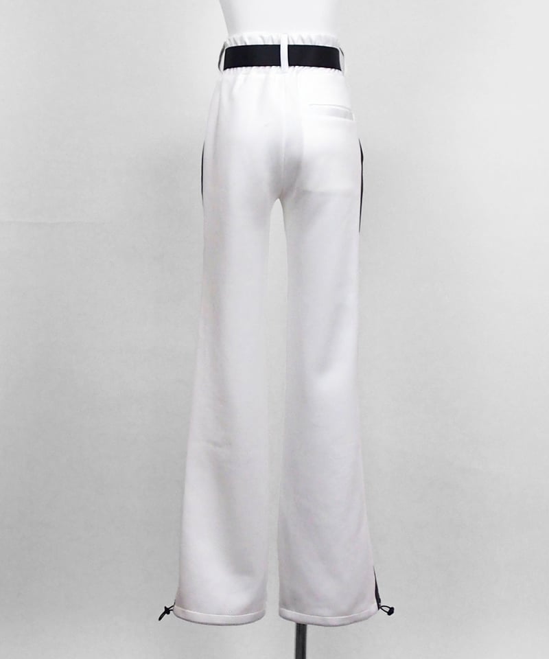 SHALOM ホワイト ジャージ サイバージャージロング-Pants-》MONOTONE | HIDOLATRAL THEODOL